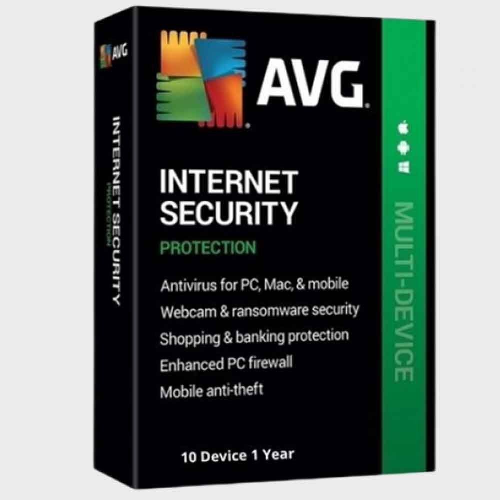 Avg Internet Security – 10 Device 1Year